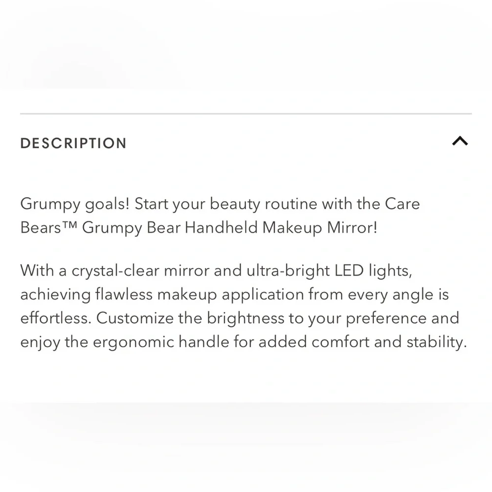 Urban Outfitter’s+ CoImpressions Vanity Company X Care Bears™ Grumpy LED Mirror - Picture 8 of 11